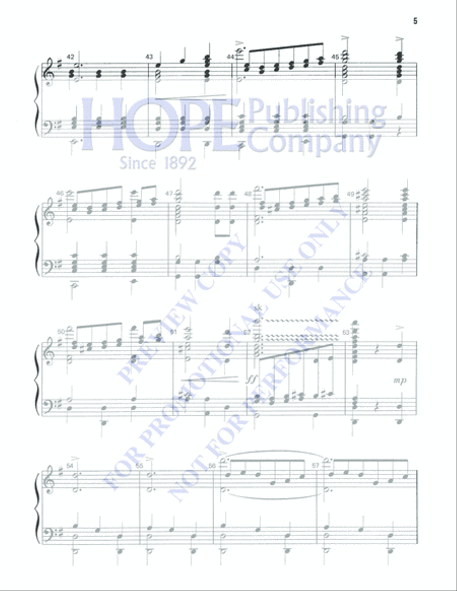 Easter Song 5-Octaves scores gallery preview page 5