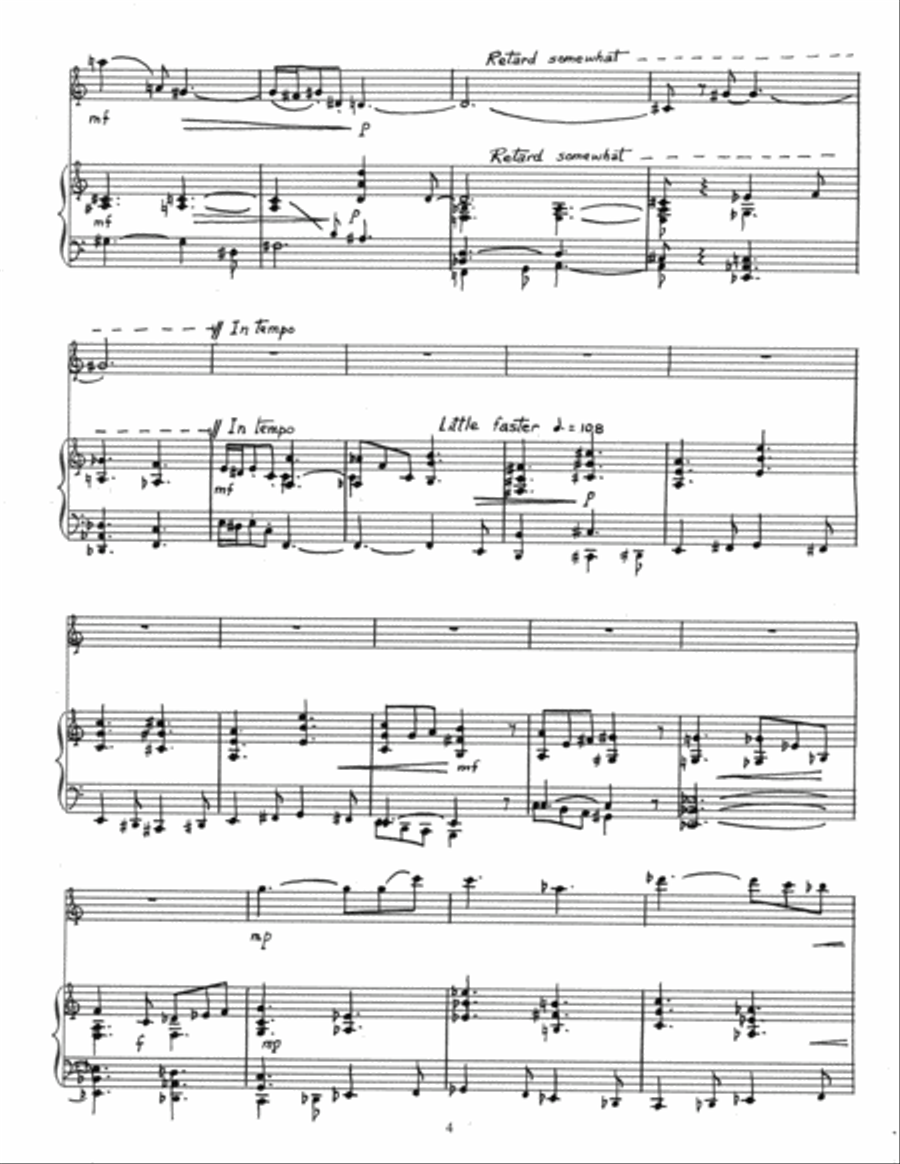 [Procter] Fantasy for Flute and Piano Flute Solo scores gallery preview page 6