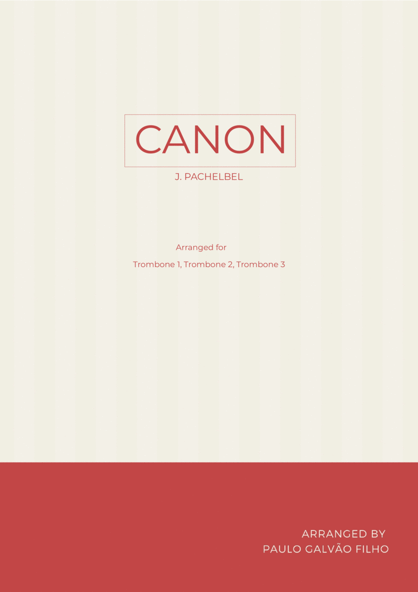 CANON IN D - TROMBONE TRIO image number null