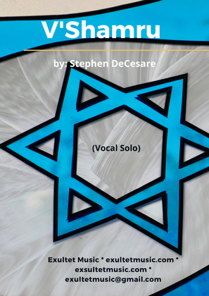 Book cover for V'Shamru (Vocal solo)