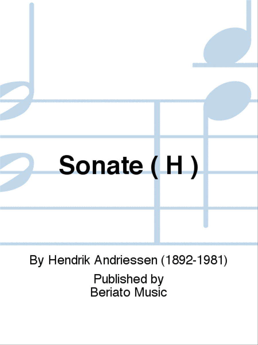 Sonate ( H ) Flute Solo scores gallery preview page 1