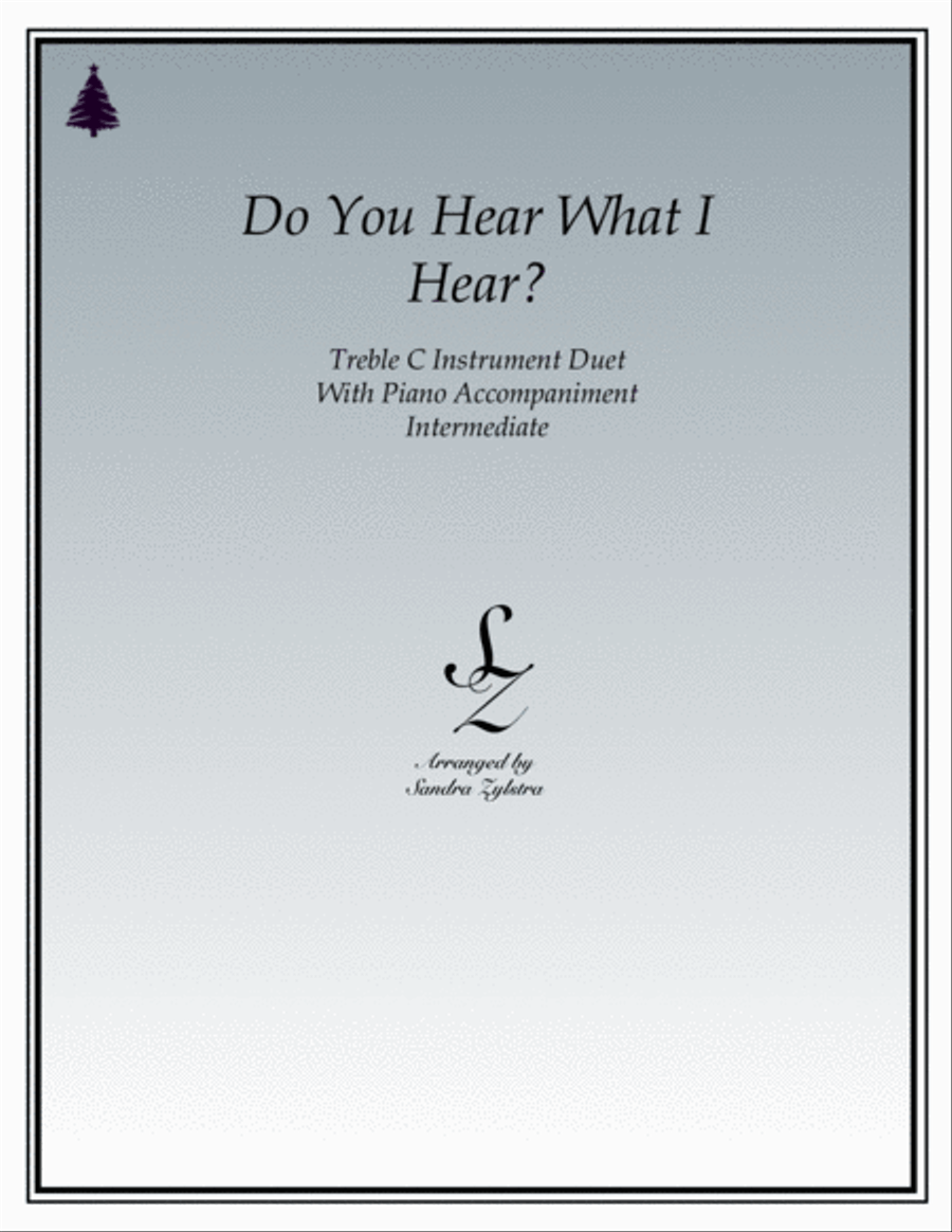 Do You Hear What I Hear Piano scores gallery preview page 1