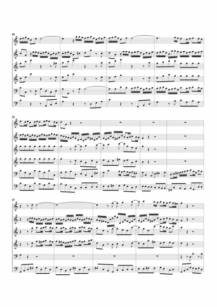 Aria: Wacht auf, Wacht auf! from Cantata BWV 110 (arrangement for 6 recorders) image number null