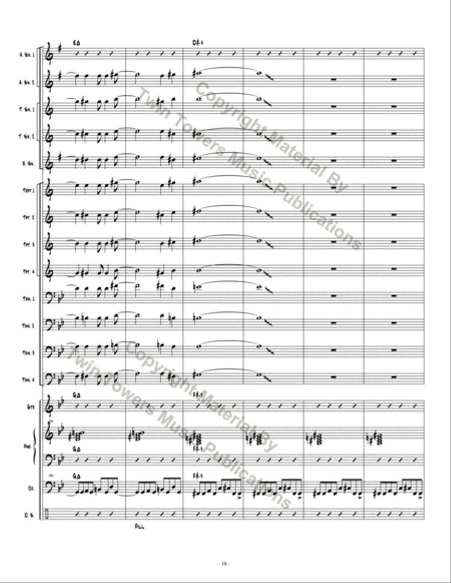 Espionage 1 Espionage 1 Jazz Ensemble scores gallery preview page 19