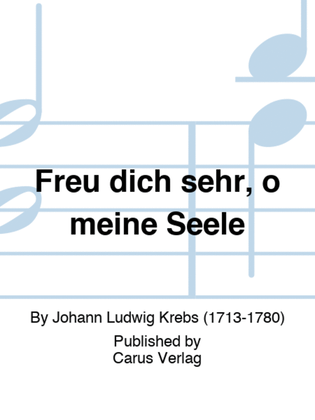 Book cover for Freu dich sehr, o meine Seele