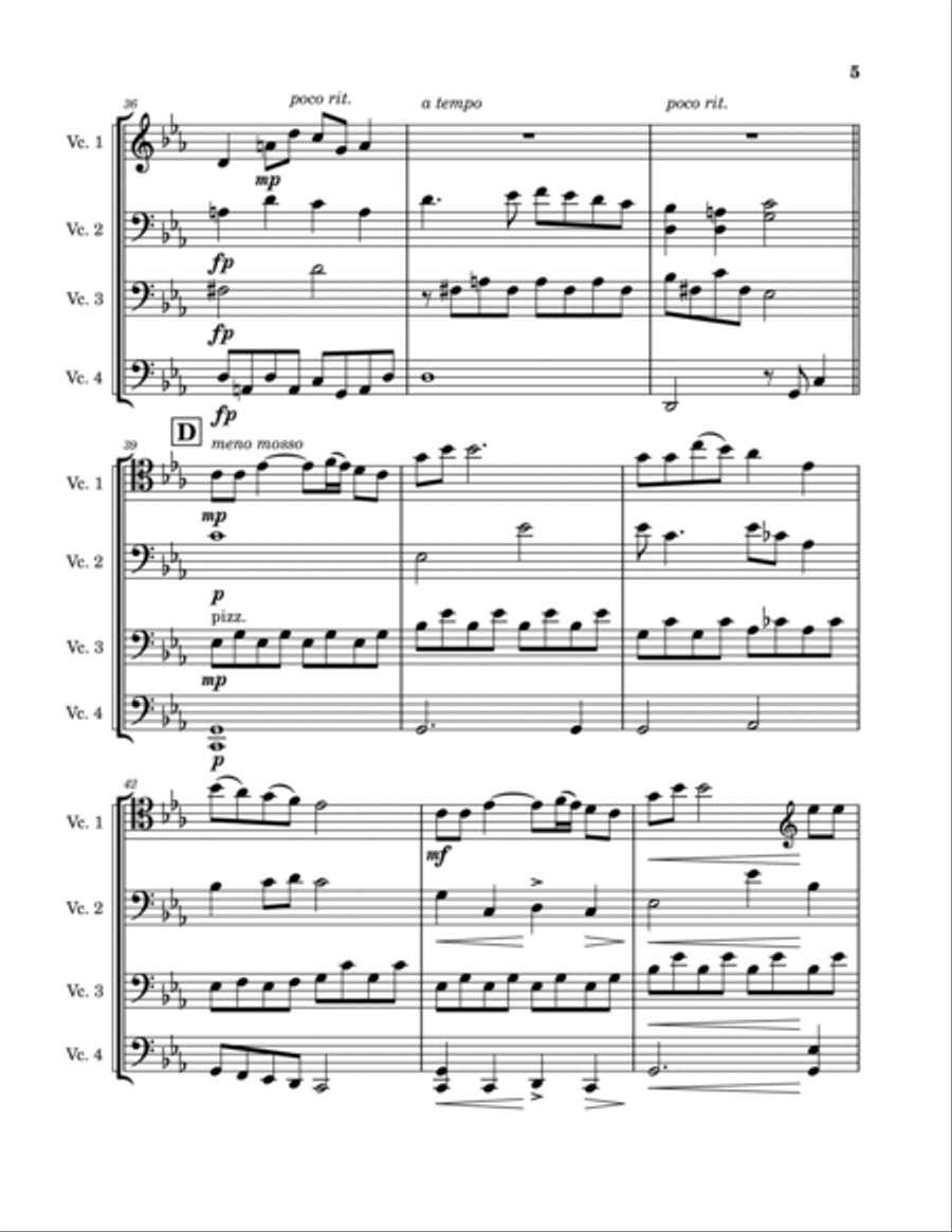 Alexander Nevsky Small Ensemble scores gallery preview page 5