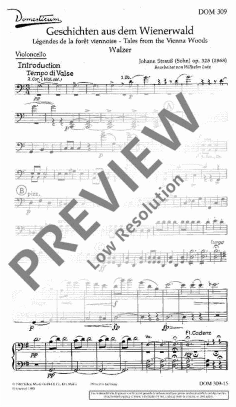 Geschichten aus dem Wienerwald Oboe scores gallery preview page 2