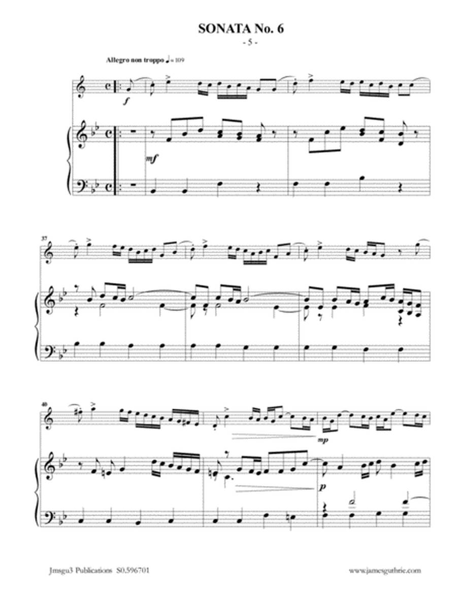 Vivaldi: Sonata No. 6 for Clarinet & Piano image number null