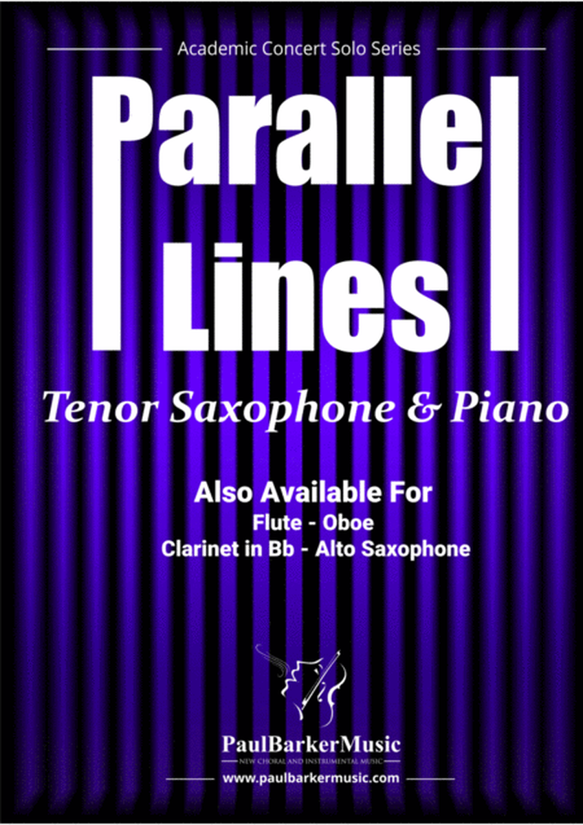 Parallel Lines (Tenor Saxophone & Piano) image number null