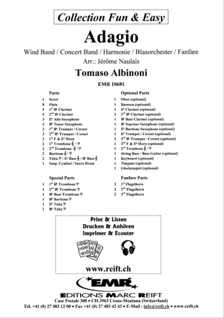 Adagio Concert Band scores gallery preview page 2