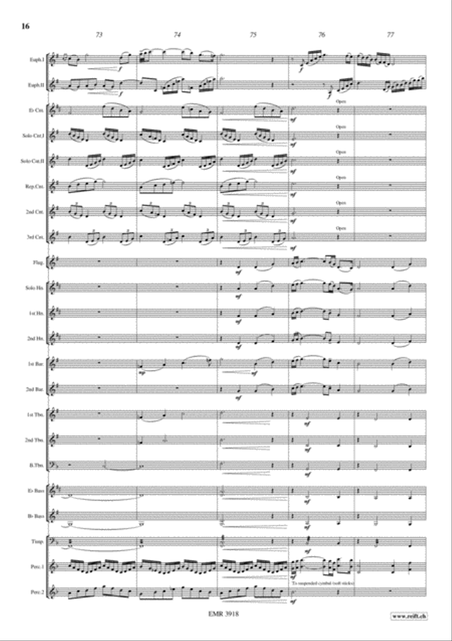 Celtic Folk Celtic Folk Brass Band scores gallery preview page 16