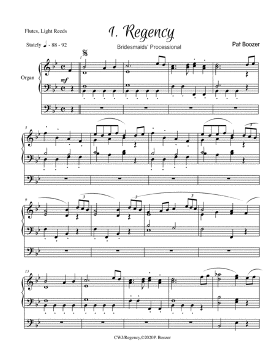 Come With Joy- An Organ Suite for Weddings Organ Solo scores gallery preview page 3