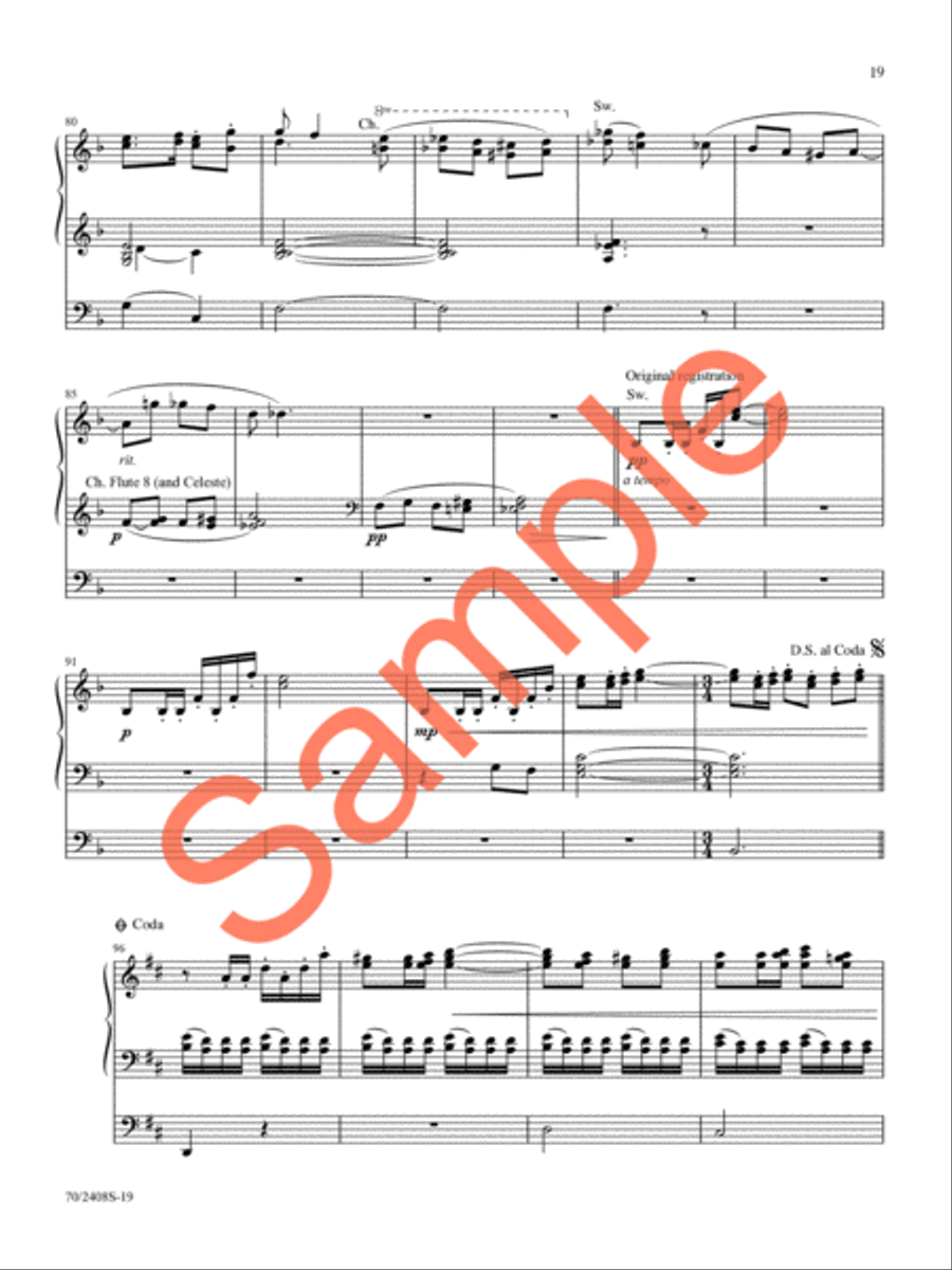 A Thousand Tongues Organ Solo scores gallery preview page 17