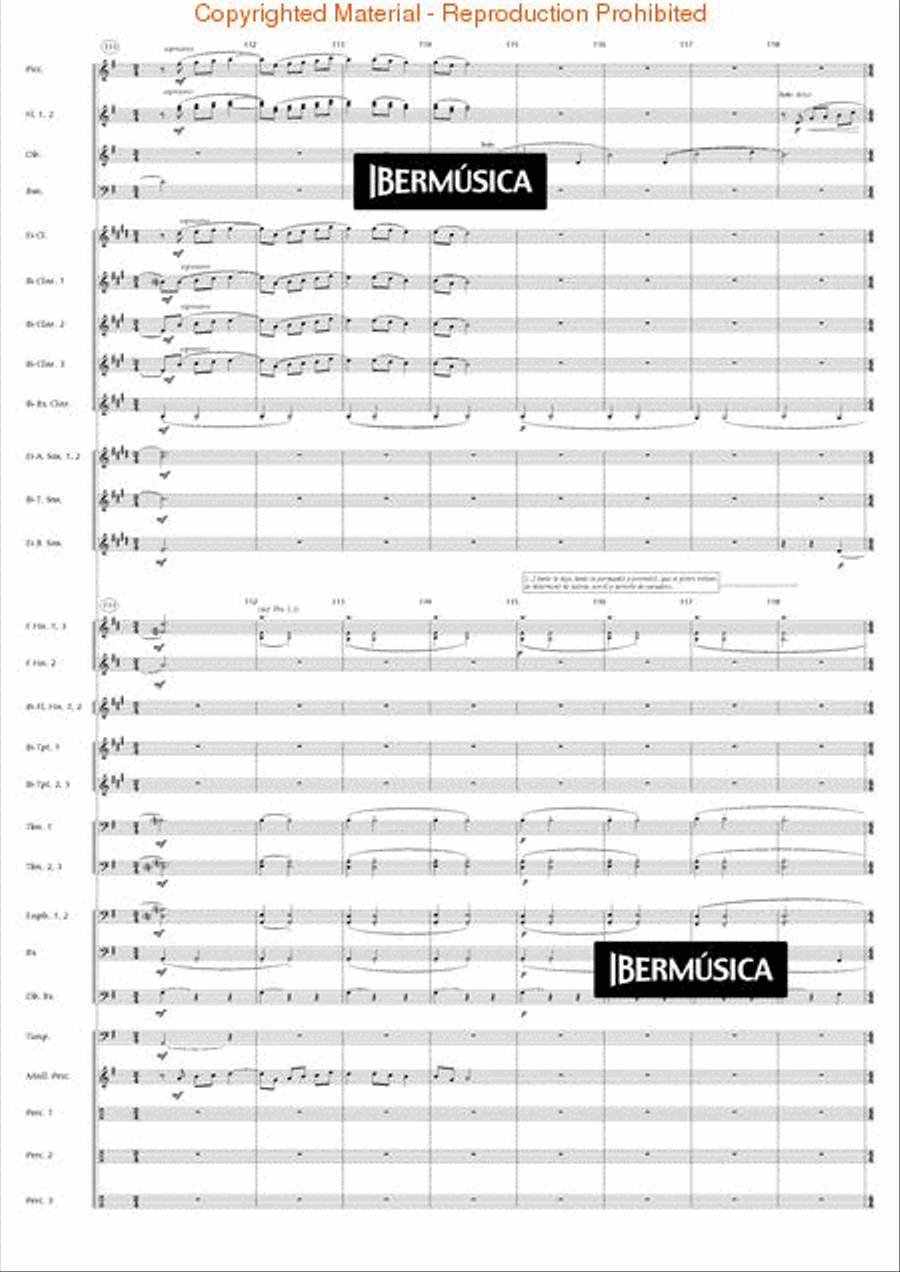 El Quijote Concert Band scores gallery preview page 15