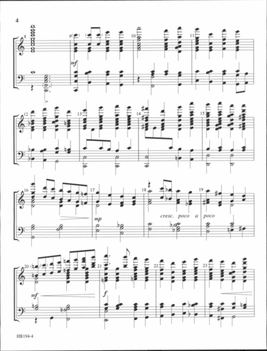 Crown Him with Many Crowns - Larson 5-Octaves scores gallery preview page 3