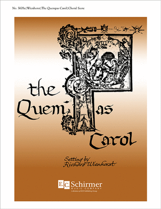 The Quempas Carol (Choral Score)