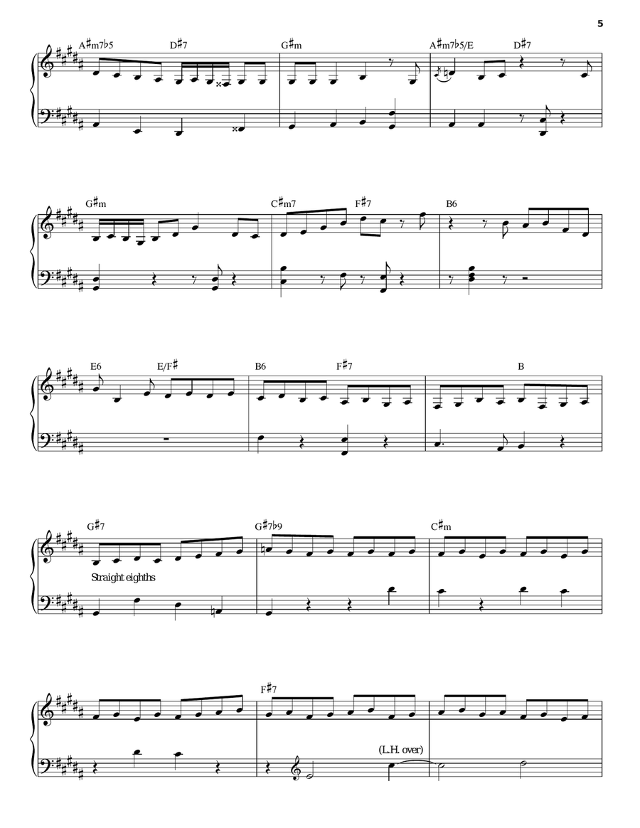 Love Me Or Leave Me Piano, Vocal scores gallery preview page 5
