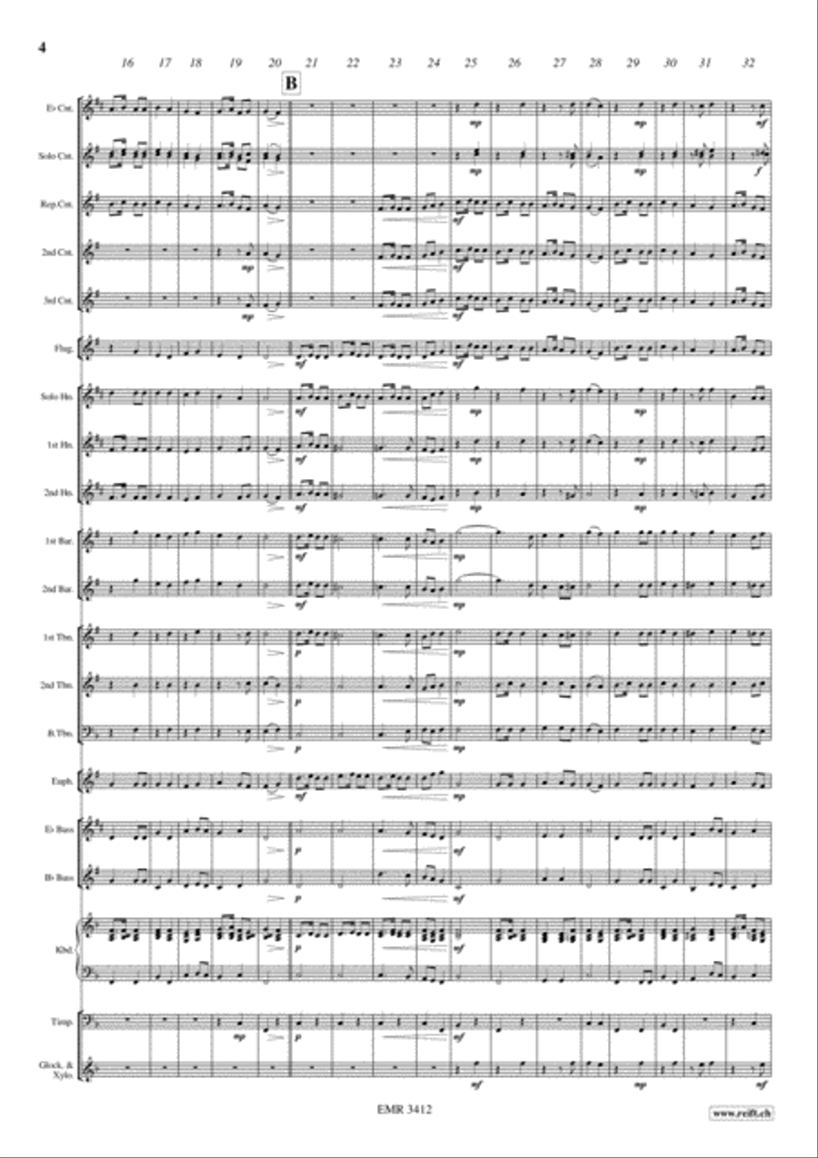 St. Anthony Choral Brass Band scores gallery preview page 5