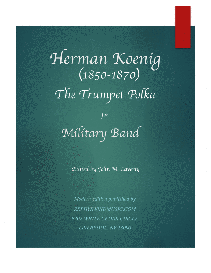 The Trumpet Polka Concert Band scores gallery preview page 1