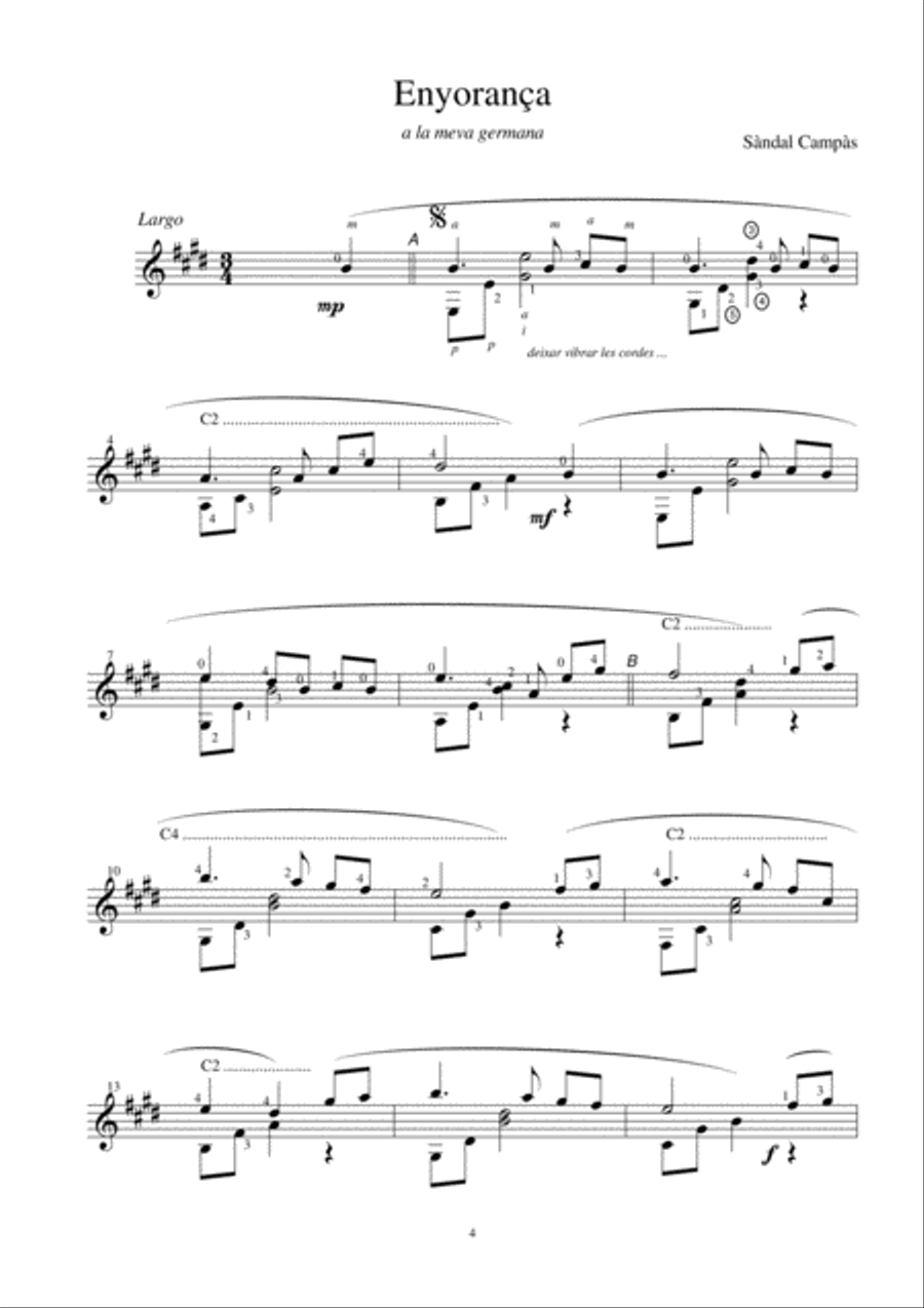 7 records 7 records Classical Guitar scores gallery preview page 6