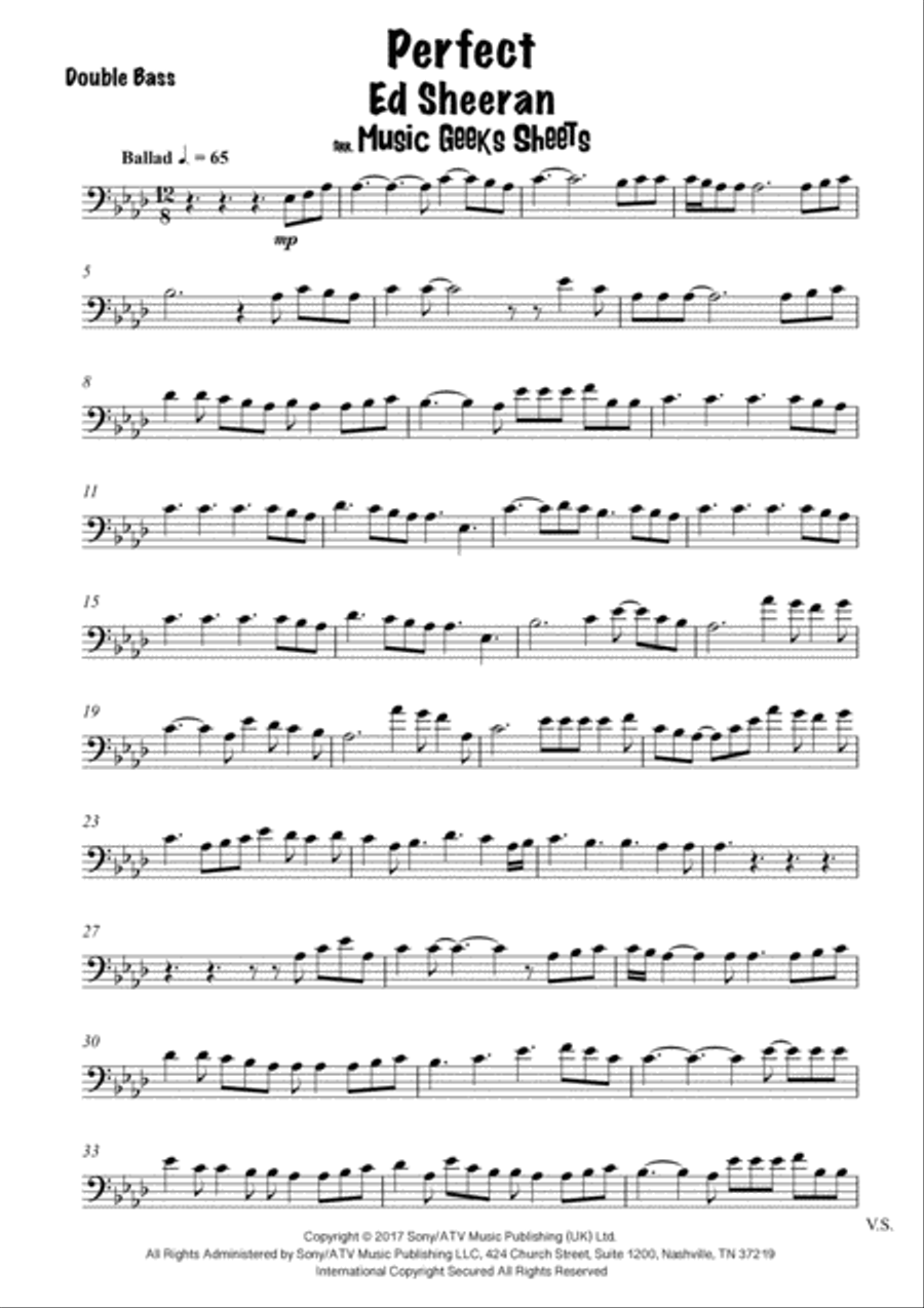 Perfect Double Bass scores gallery preview page 2