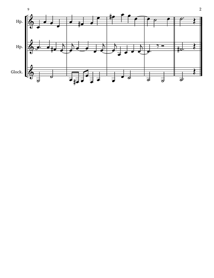 Children's Musing 8 Small Ensemble scores gallery preview page 2