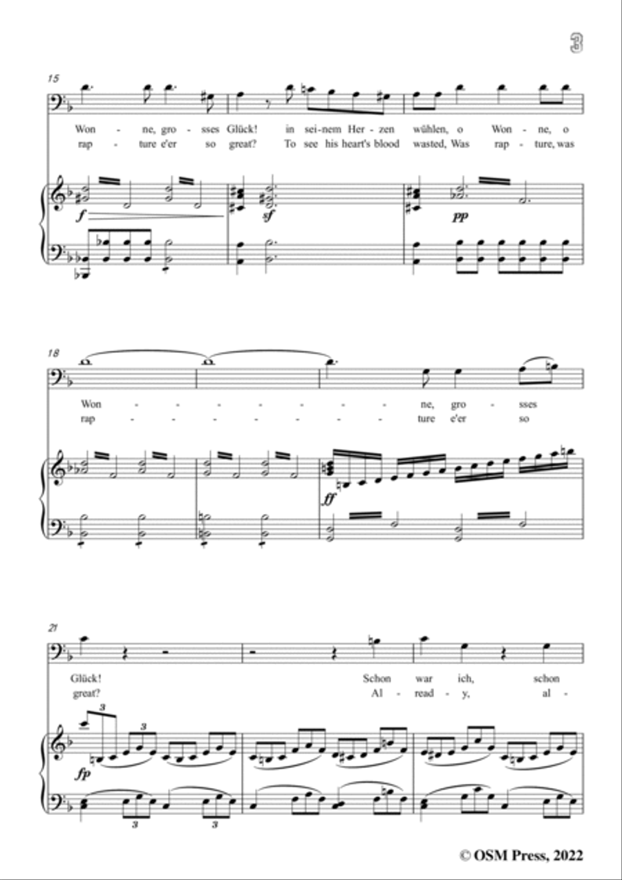 Beethoven-Ha!Welch'ein Augenblick!,from 'Fidelio,Op.72',for Voice and Piano Voice Solo scores gallery preview page 5