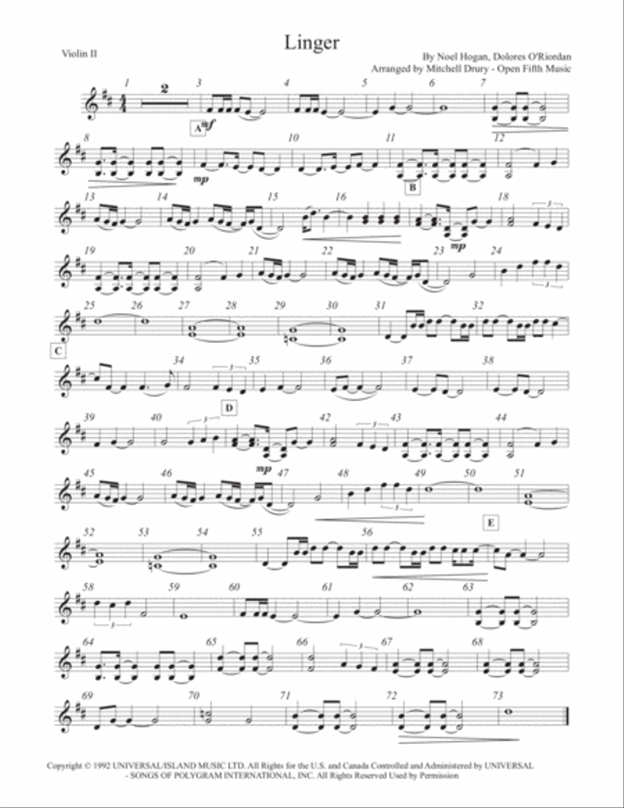 Linger String Quartet scores gallery preview page 2