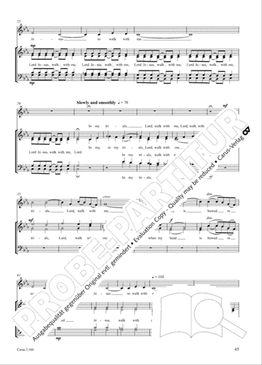 Hallelujah. Gospels and Spirituals for mixed choir Mixed Choir scores gallery preview page 33