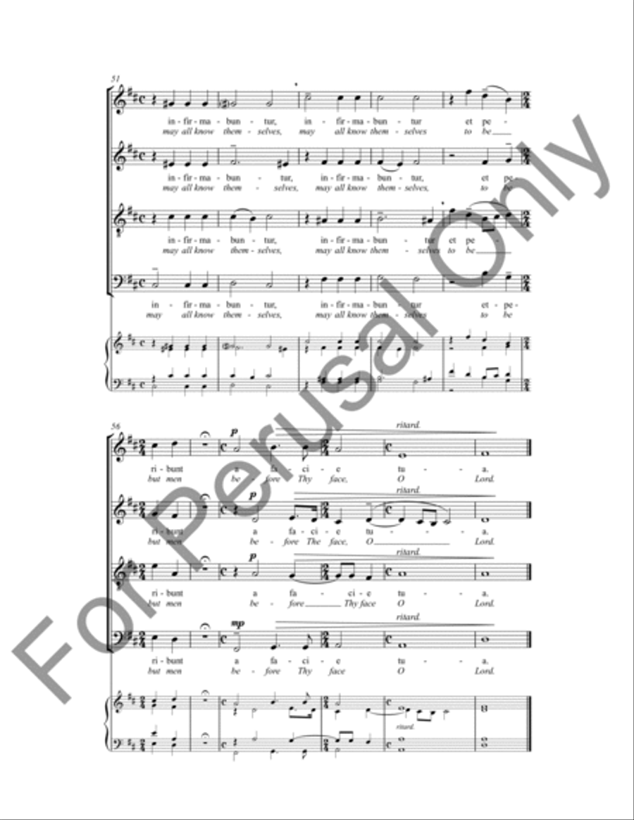 Exurge Domine 4-Part scores gallery preview page 8