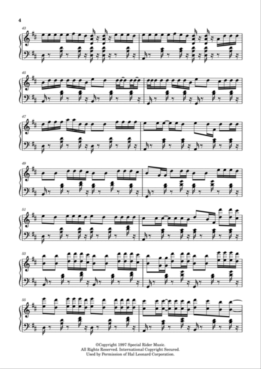 Despacito Piano Solo scores gallery preview page 4