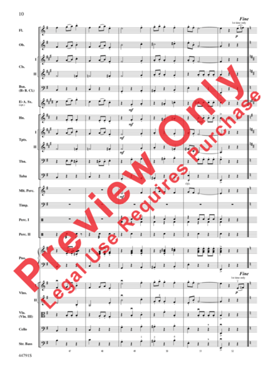 Danse des Ghazies Full Orchestra scores gallery preview page 11