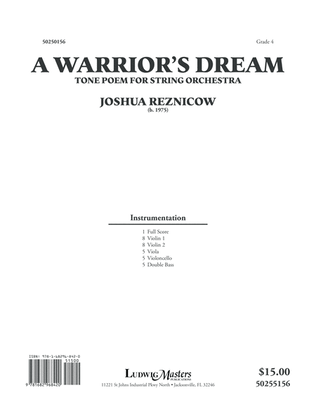 Book cover for A Warrior's Dream (Tone Poem for String Orchestra)