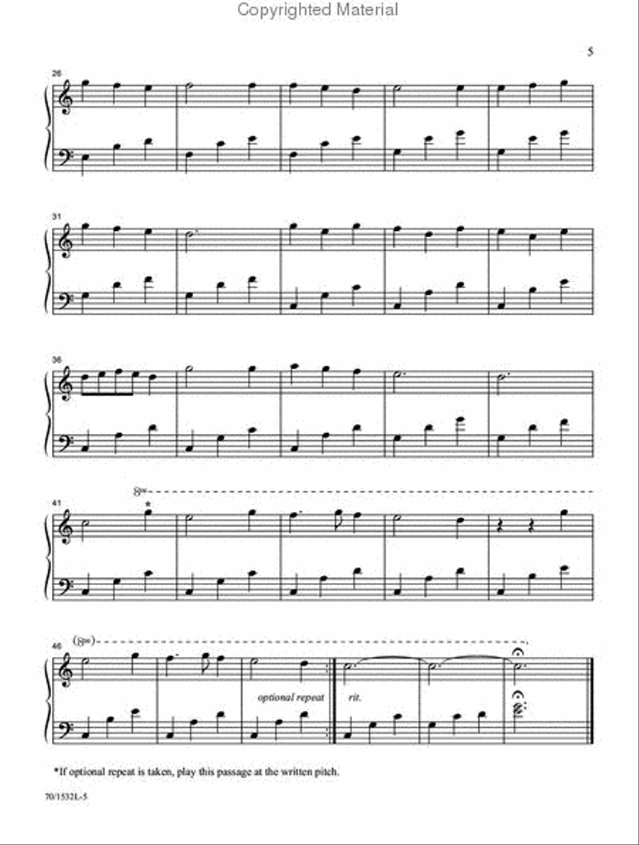 The Sudden Substitute The Sudden Substitute Piano Solo scores gallery preview page 3