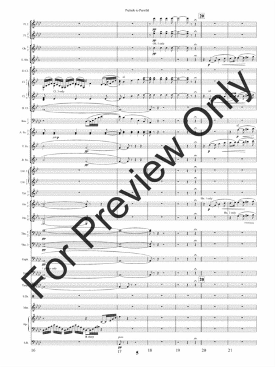 Prelude to Parsifal (Score) Concert Band scores gallery preview page 8