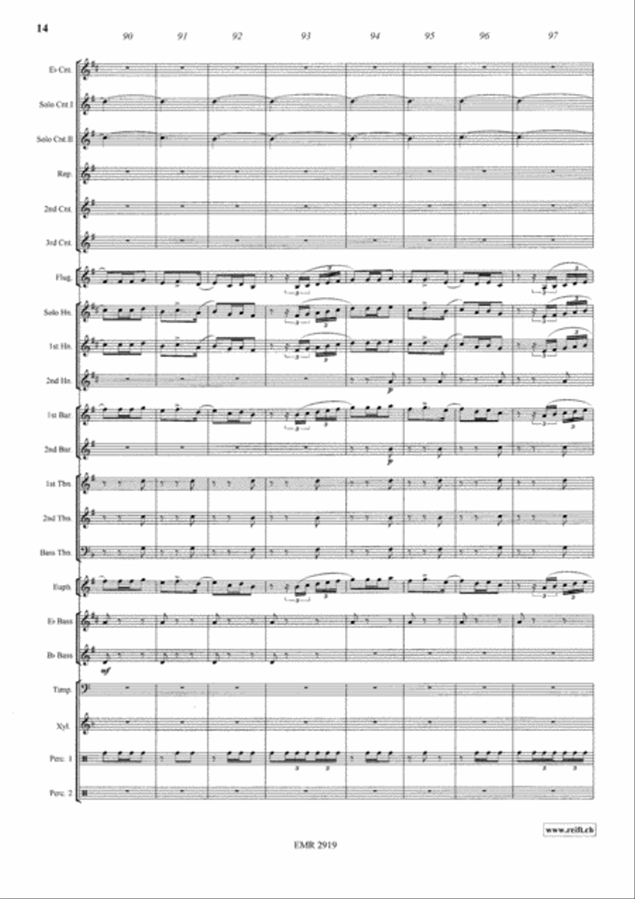 Espana Espana Brass Band scores gallery preview page 15