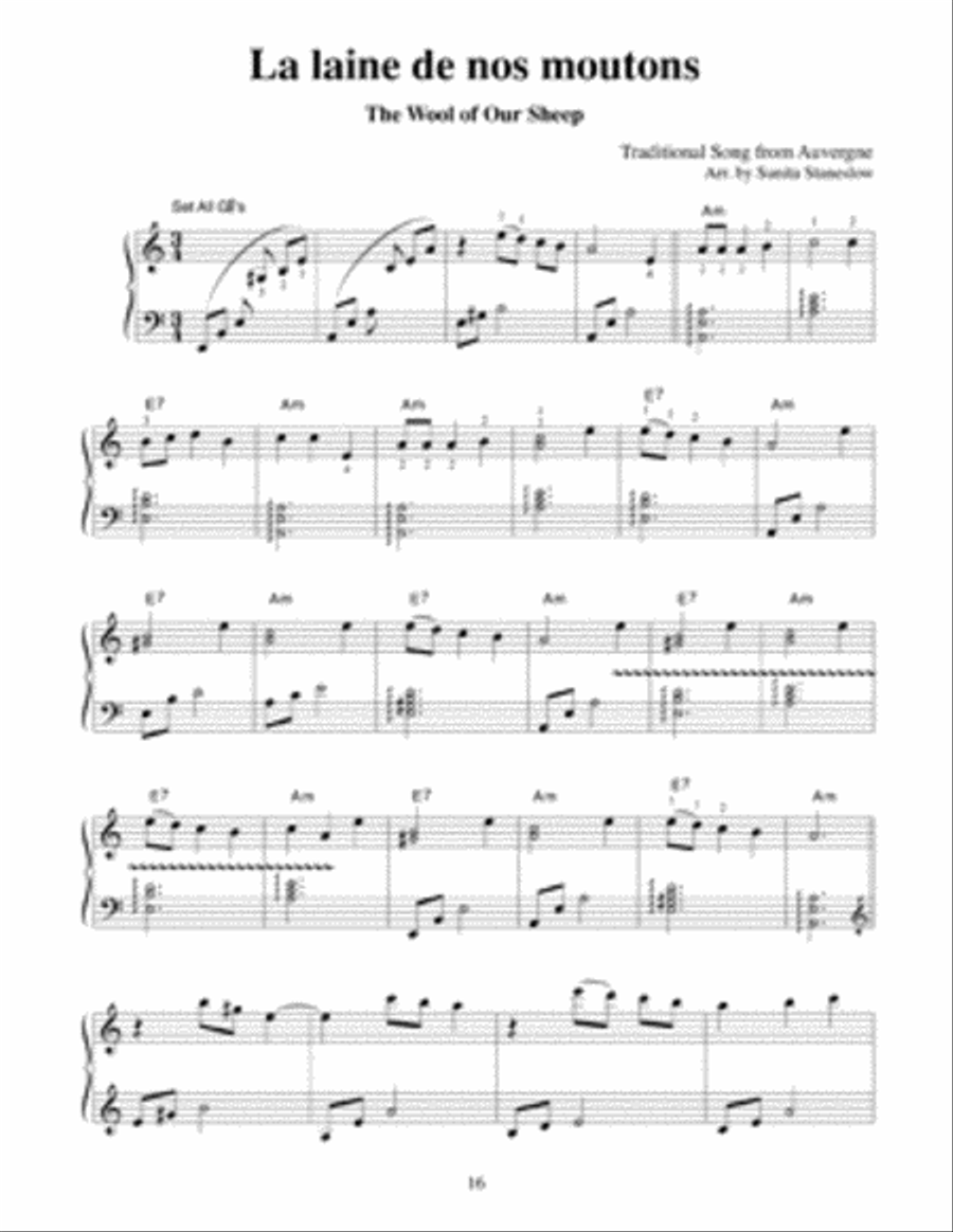 Great French Composers for Folk Harp Pedal Harp scores gallery preview page 2