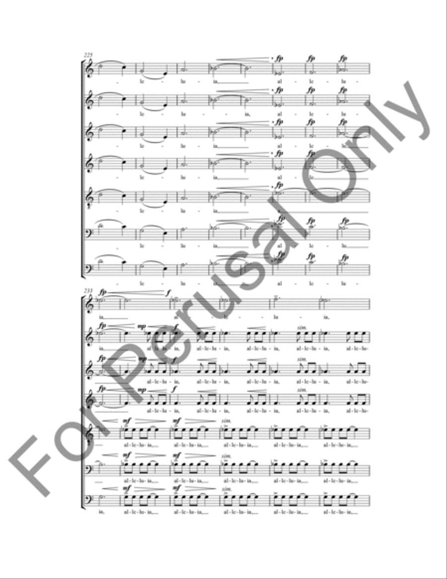 Salmo 150 4-Part scores gallery preview page 20