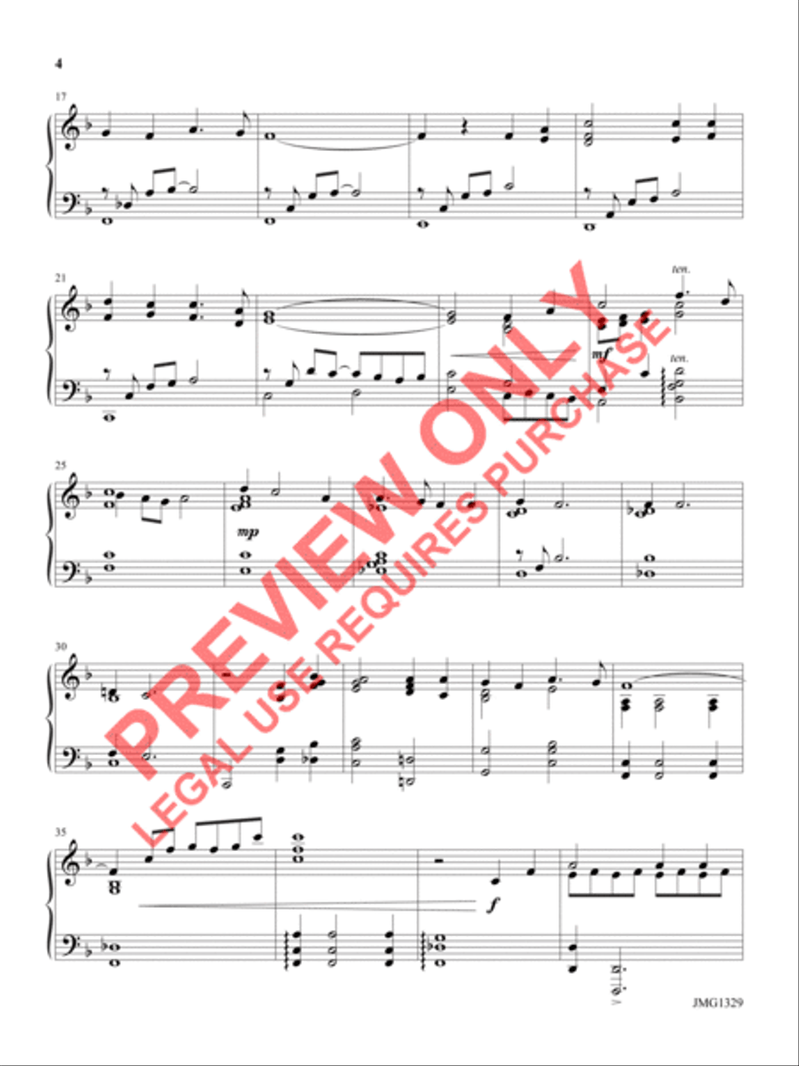 Portraits of the Passion Piano Solo scores gallery preview page 3