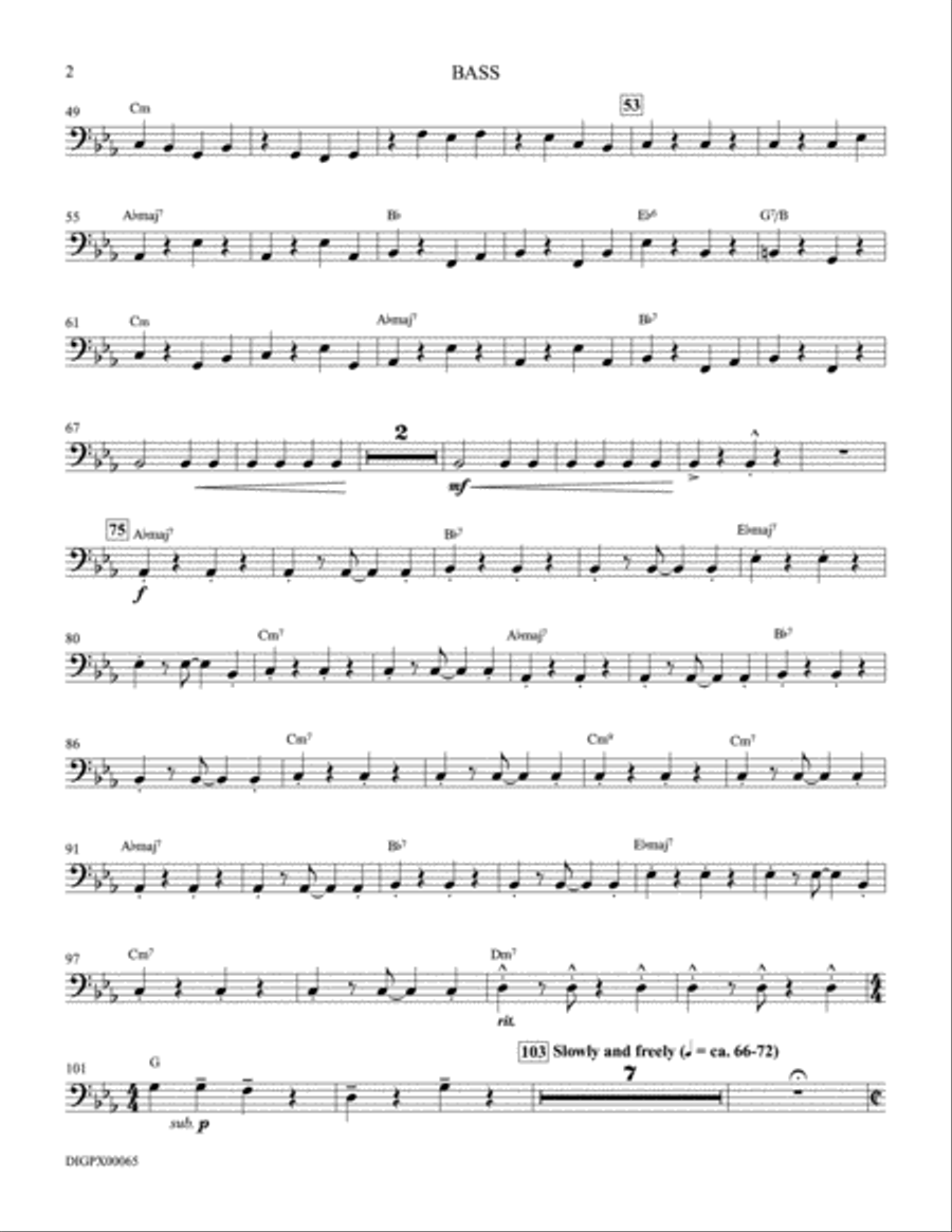 Someone in the Crowd: String Bass Double Bass scores gallery preview page 2