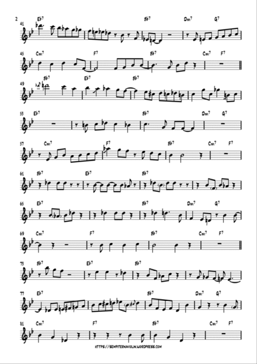 Blues by Five C Trumpet scores gallery preview page 2