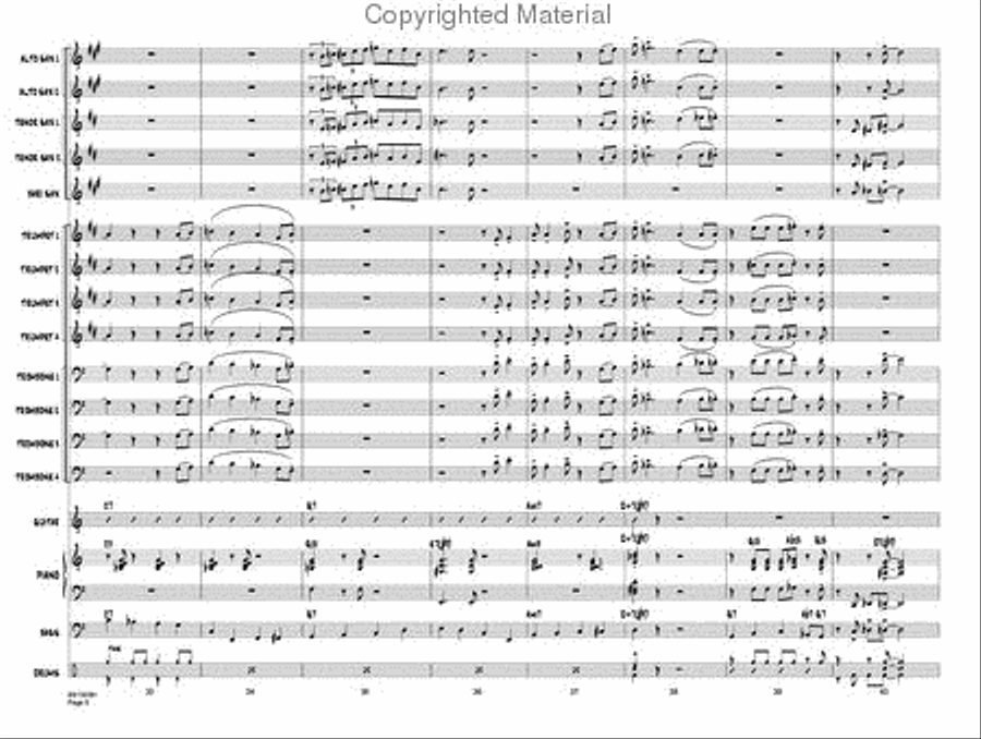 Doctor Blues Jazz Ensemble scores gallery preview page 6