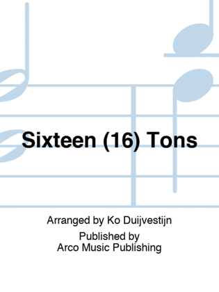 Book cover for Sixteen (16) Tons