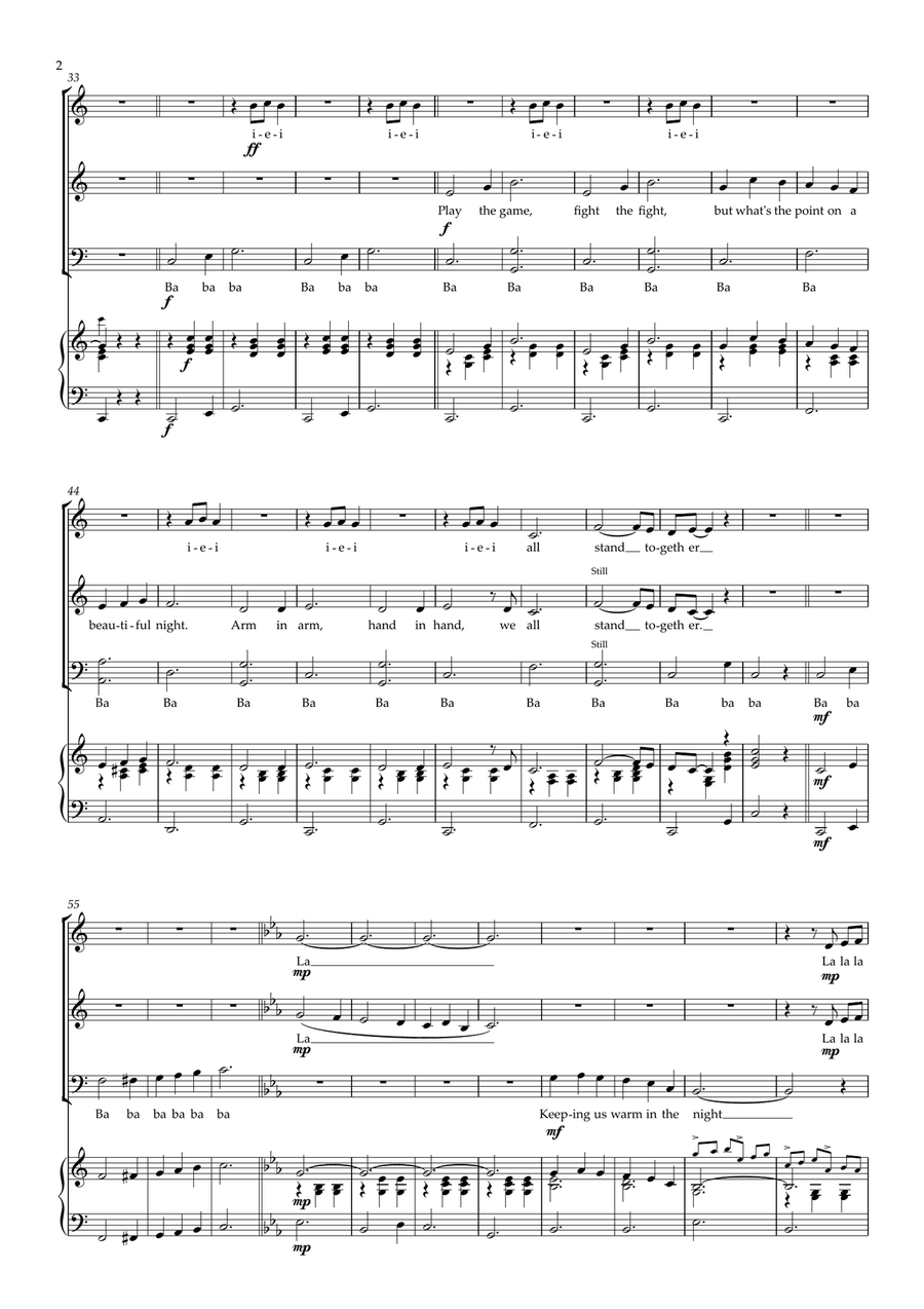 We All Stand Together 3-Part scores gallery preview page 2