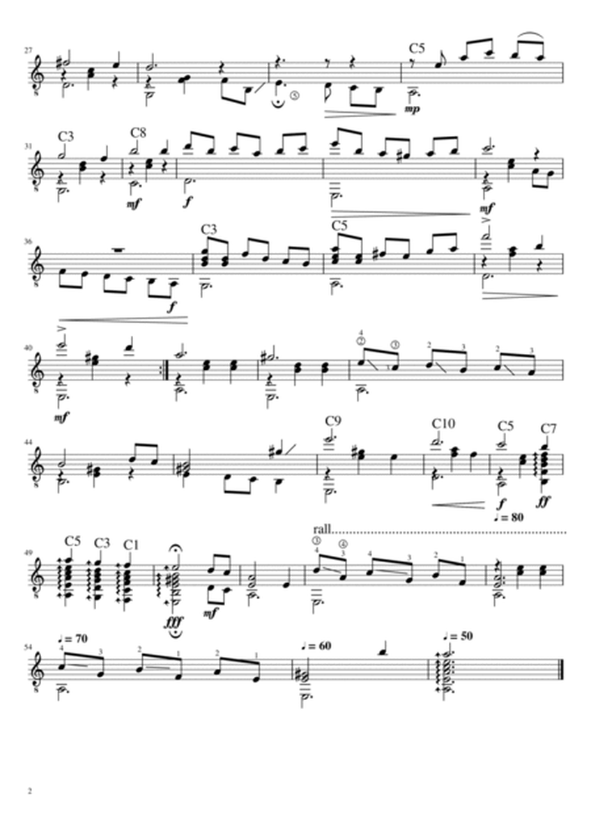 Opus 02 7 Valsas para Violão. opus 02 7 Waltz for Guitar