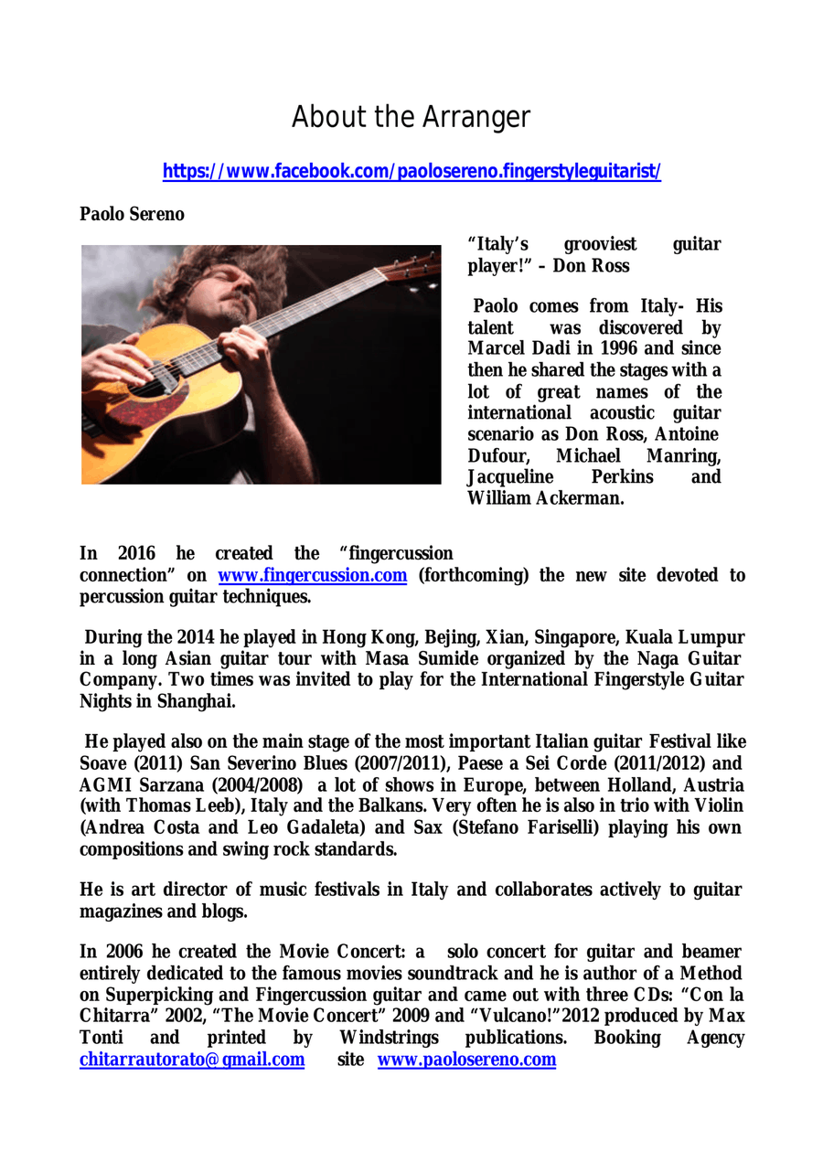 Superstition Acoustic Guitar scores gallery preview page 4