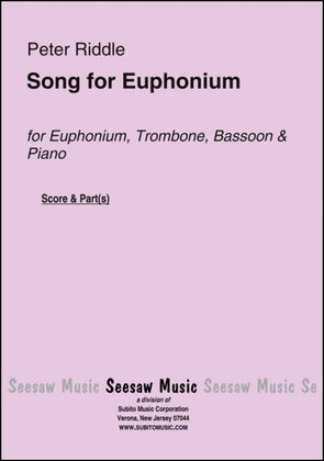 Book cover for Song for Euphonium
