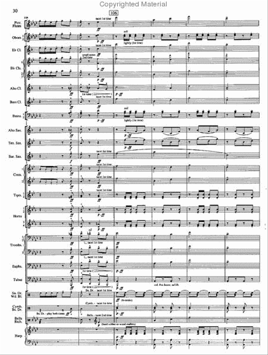 The Fairest of the Fair Concert Band scores gallery preview page 19