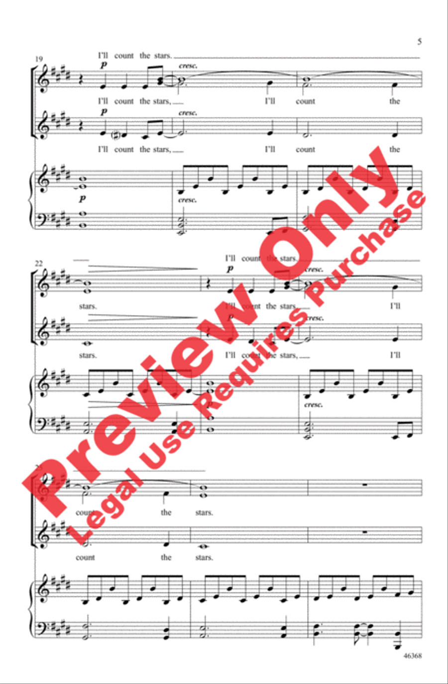 Count the Stars Women's Choir scores gallery preview page 4