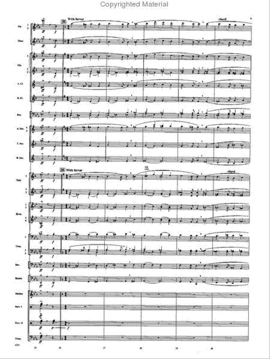 I Heard the Bells On Christmas Day Concert Band scores gallery preview page 8